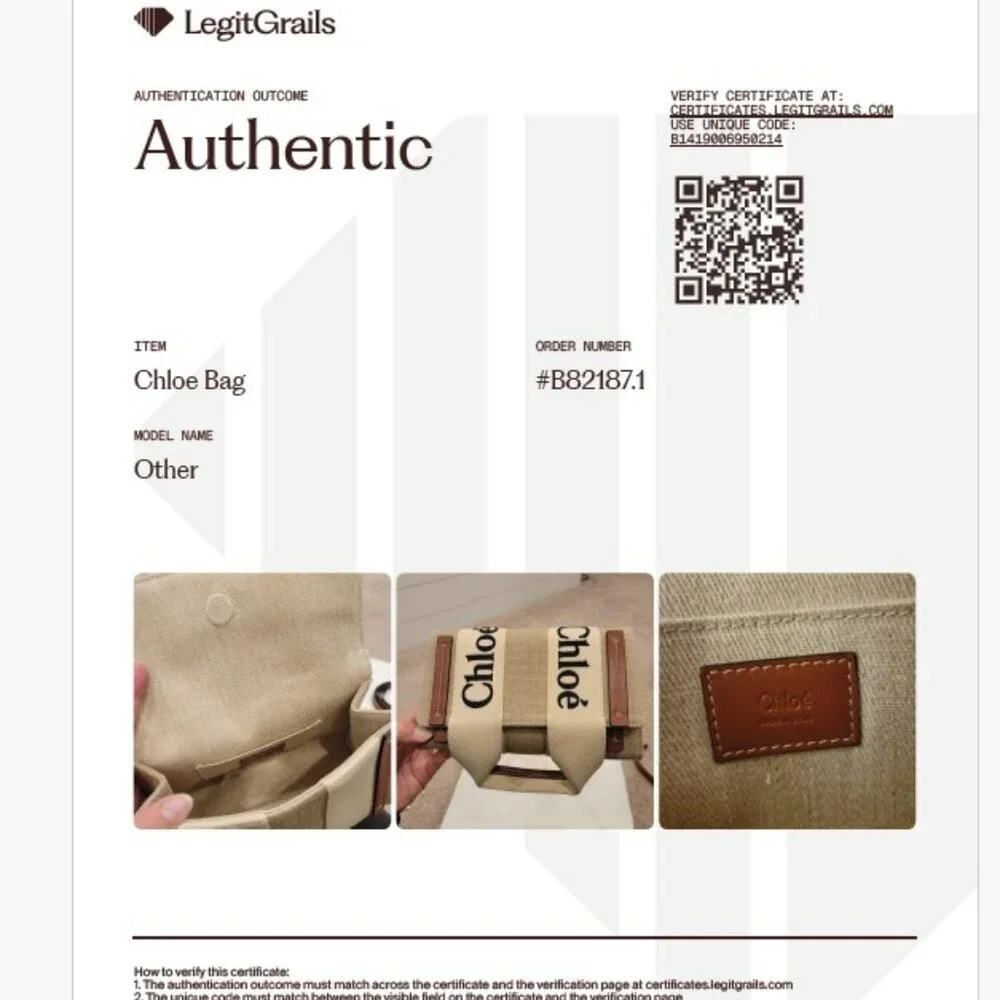 EUC Chloe Woody Folded Bumbag - Picture 11 of 11